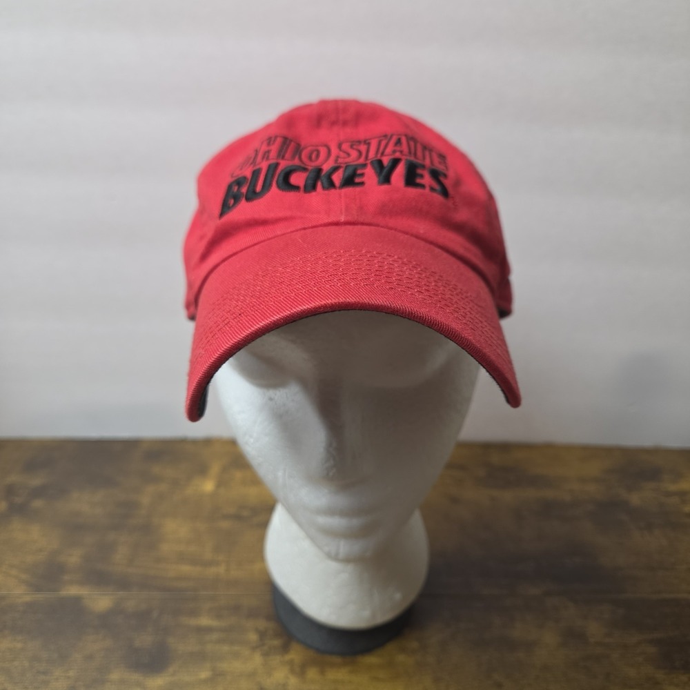 Nike Heritage 86 Ohio State Buckeyes Hat Cap Red Wordmark Dri-FIT Unstructured